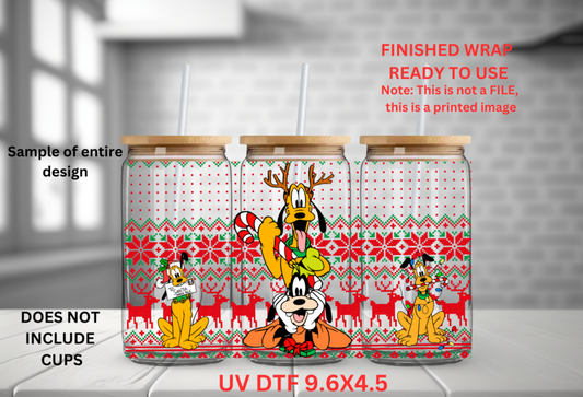 Goofy&Pluto xmas sweater002