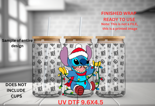 Stitch Ho Ho Christmas Lights