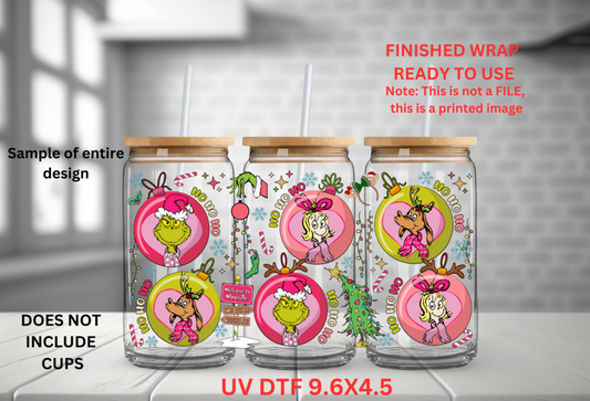 Grinch pink ornaments002