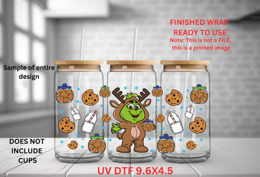 Baby grinch milk&cookies (EXCLUSIVE)
