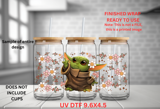 Floral Baby Yoda