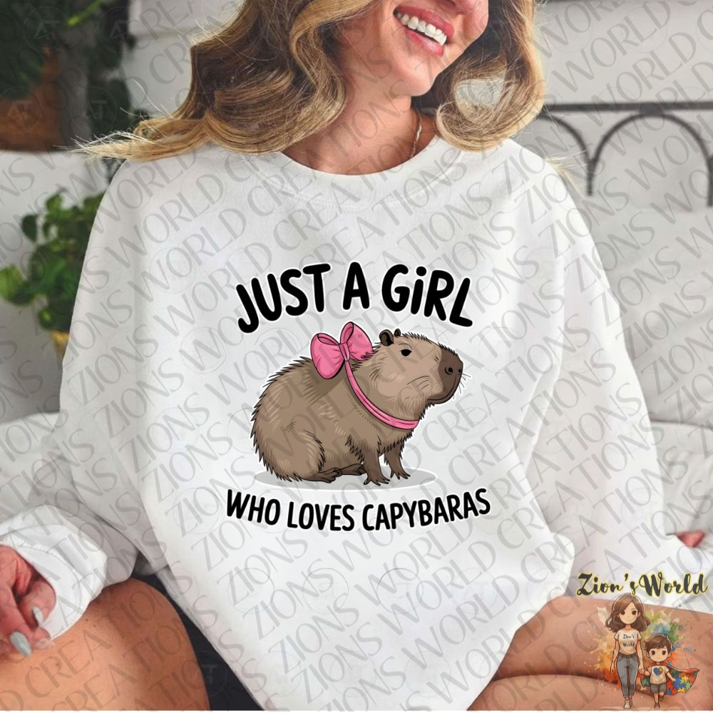 JUST A CAPYBARA DTF