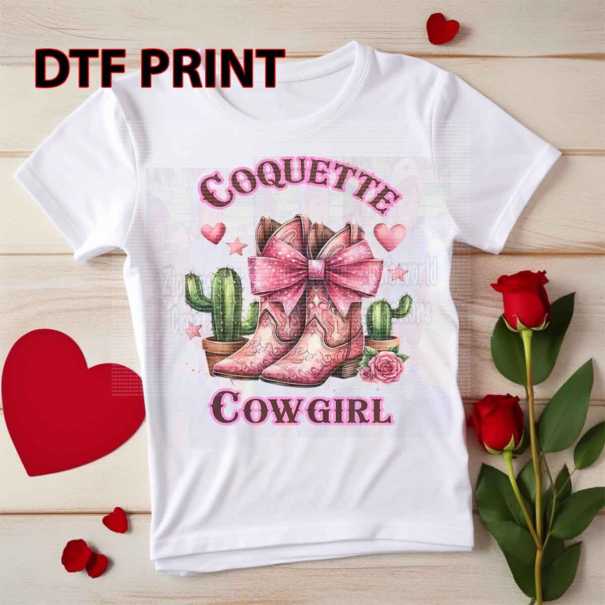COQUETTE COWGIRL DTF