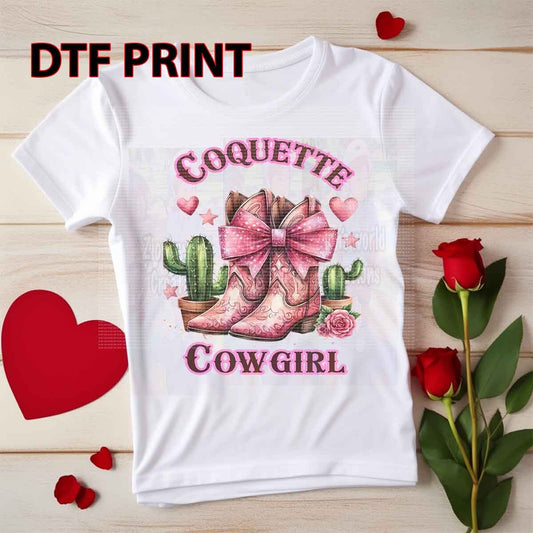 COQUETTE COWGIRL DTF