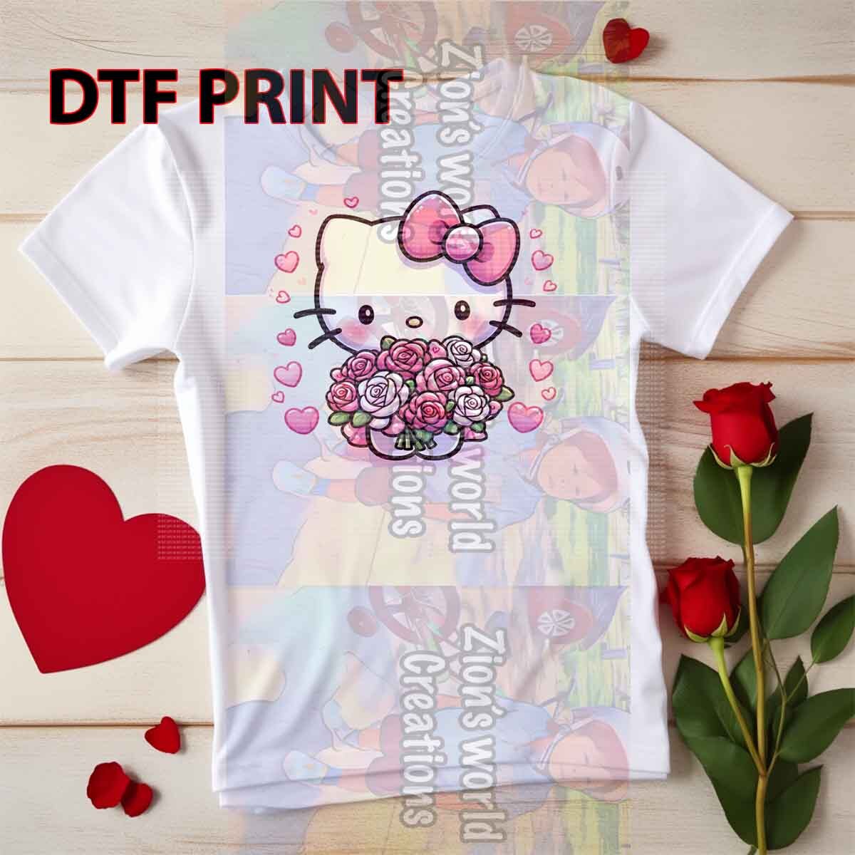 KITTY BOUQUET DTF