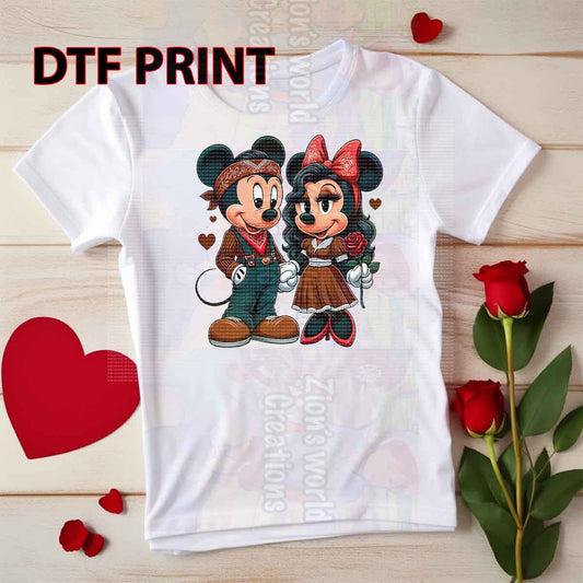 CHICANO MICKEY AND MINNIE