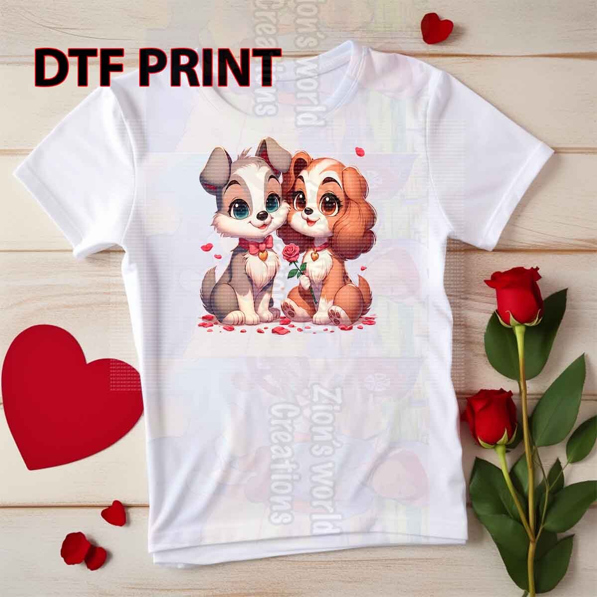 Lady and Tramp DTF