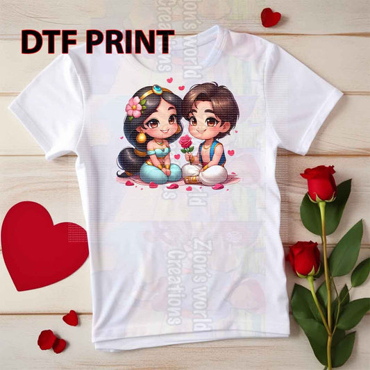 JASMINE AND ALADDIN DTF 12345
