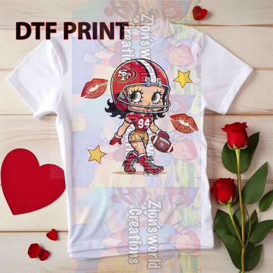 Betty Boop 49ers DTF