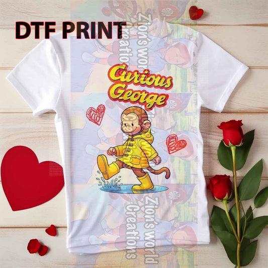 Curious George DTF