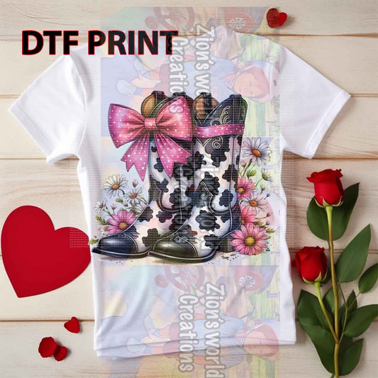 COWPRINT COQUETTE DTF