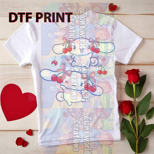 CINNAMAROLL CHERRY DTF