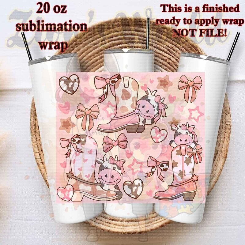 COWBOOTS PINK SUB