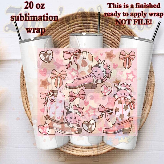 COWBOOTS PINK SUB