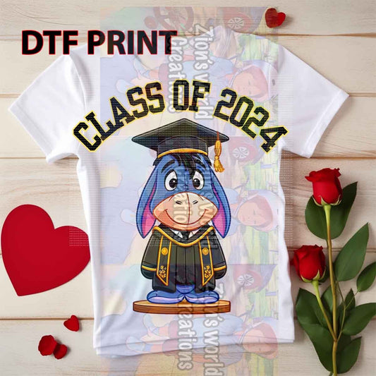 EEYORE GRADUATION DTF