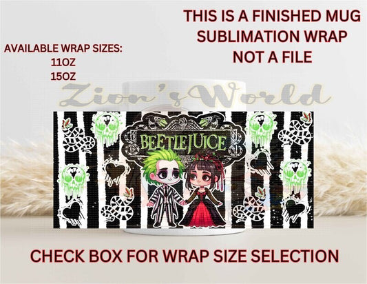 BEETLEJUICE AND LYDIA MUG