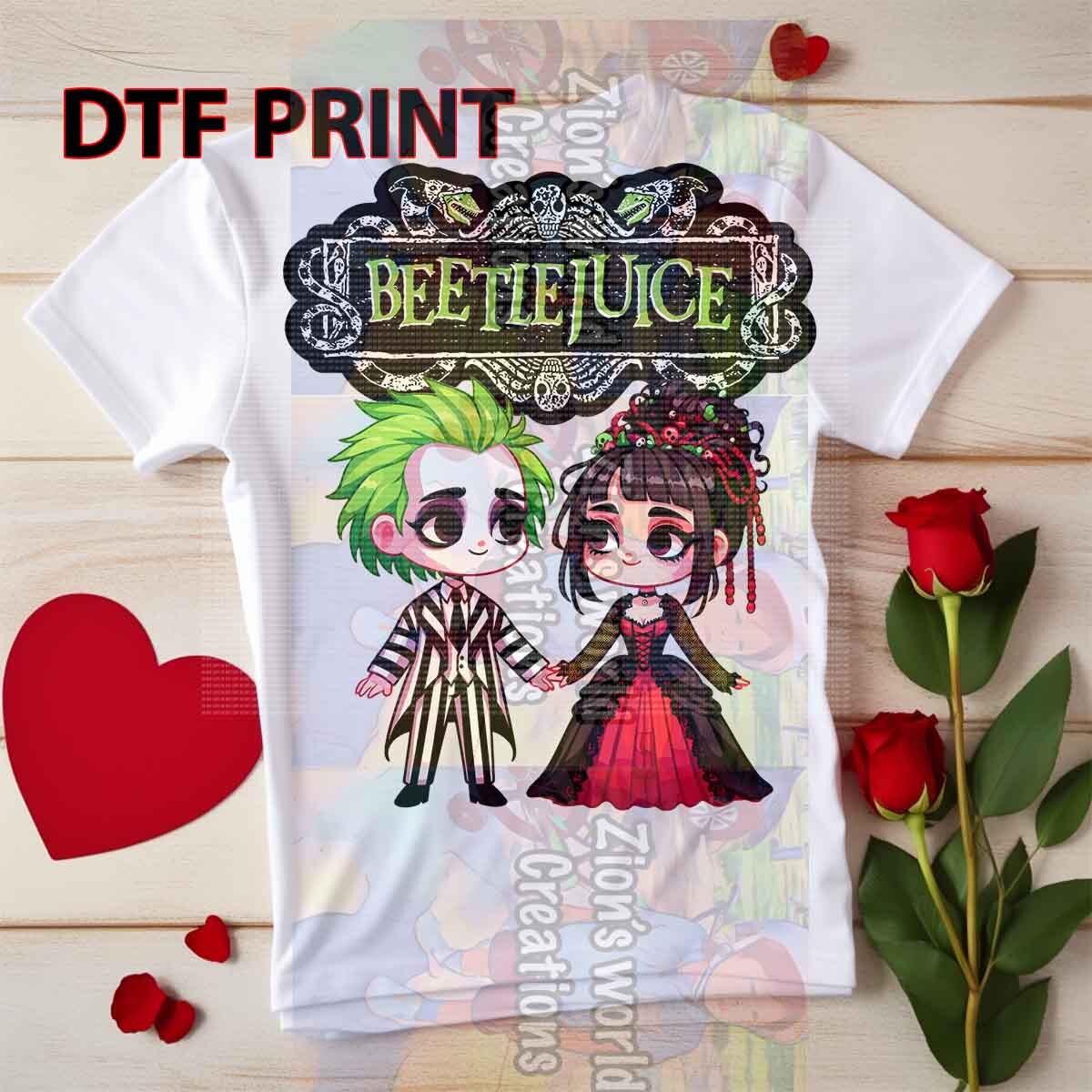 BEETLEJUICE AND LYDIA DTF