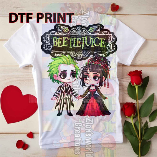BEETLEJUICE AND LYDIA DTF