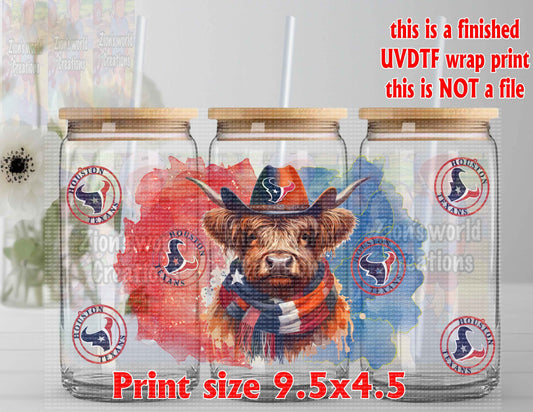 HOUSTON TEXANS COW