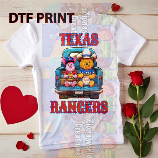 TEXAS RANGERS POOH DTF