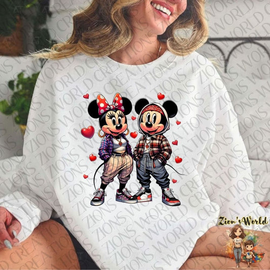MICKEY & MINNIE STAND BY ME DTF