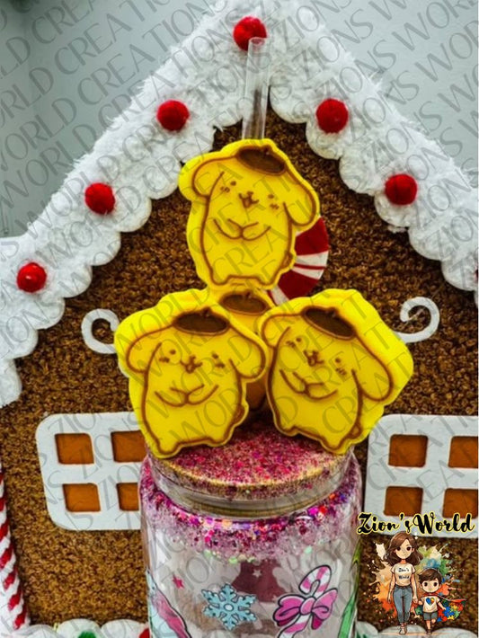 POM HK FRIEND STRAW TOPPERS (SET OF 12)