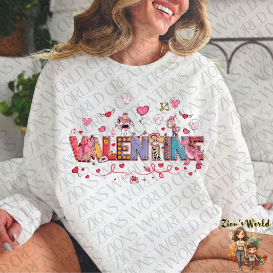 TOY STORY VALENTINE DTF