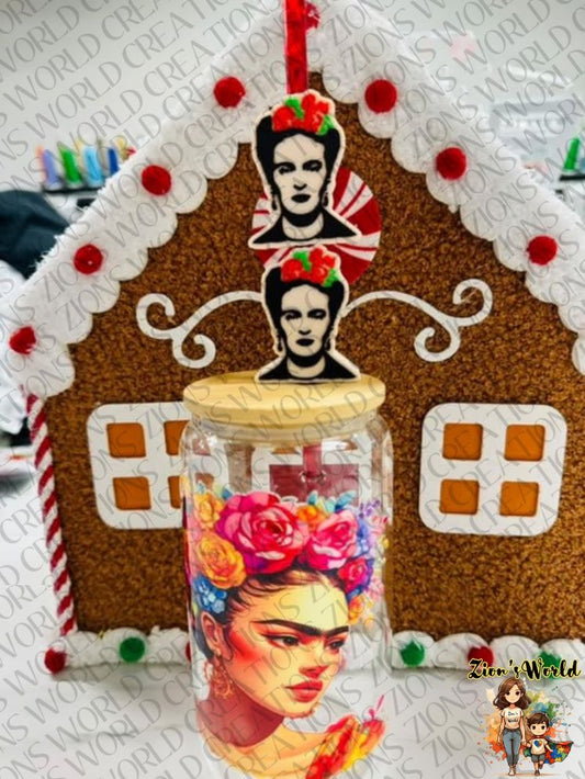 FRIDA (EXCLUSIVE) CREME STRAW TOPPERS (SET OF 12)