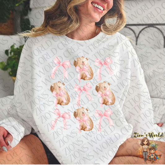 CAPYBARA COQUETTE DTF