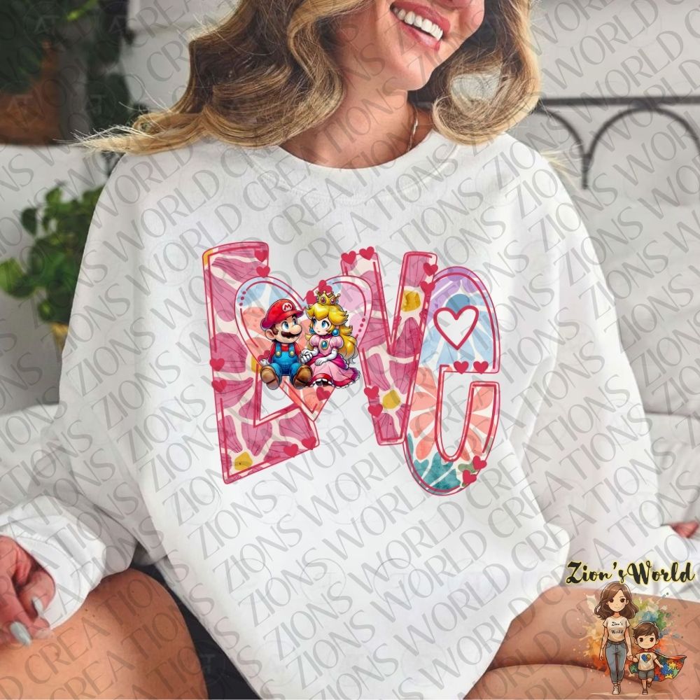 LOVE MARIO DTF