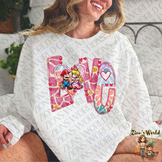 LOVE MARIO DTF