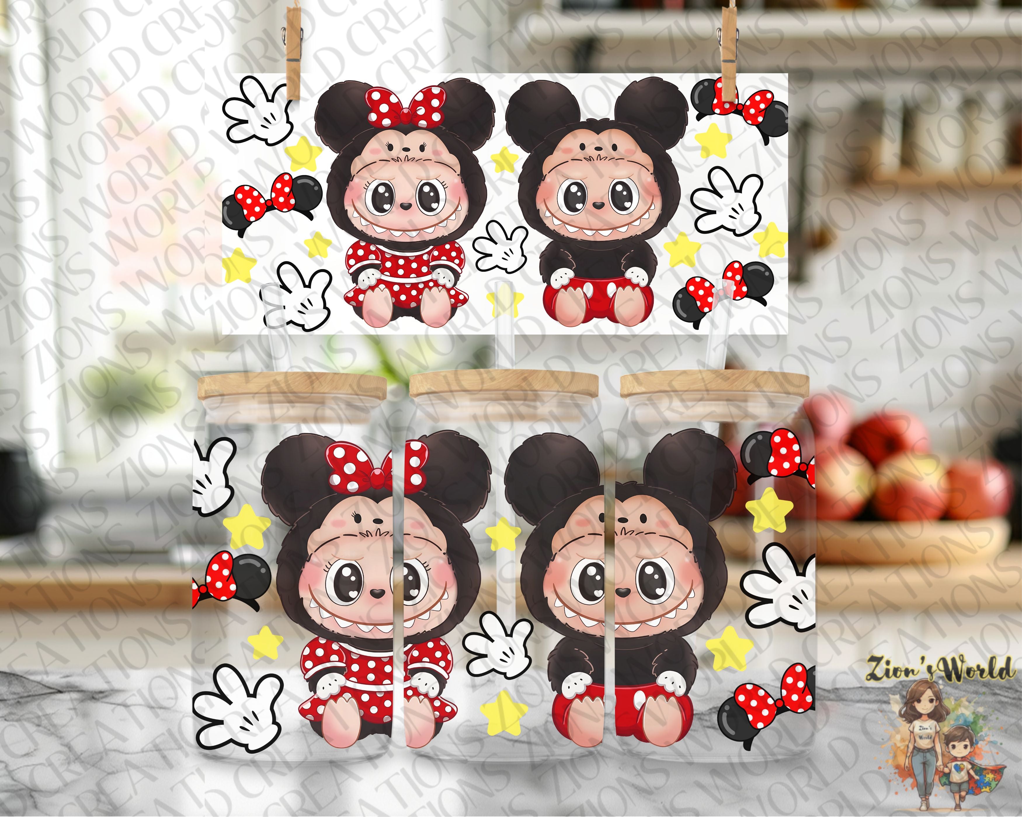Mini Mouse Labobos LABUBU MICKEY & MINNIE (EXCLUSIVE) – Zion's World Creations