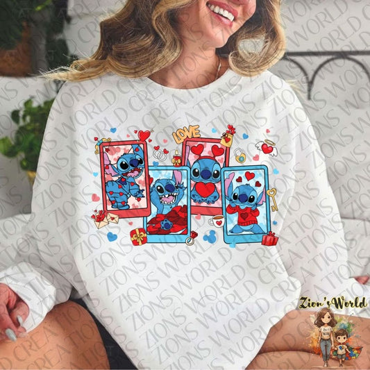 STITCH LOVE CARDS DTF