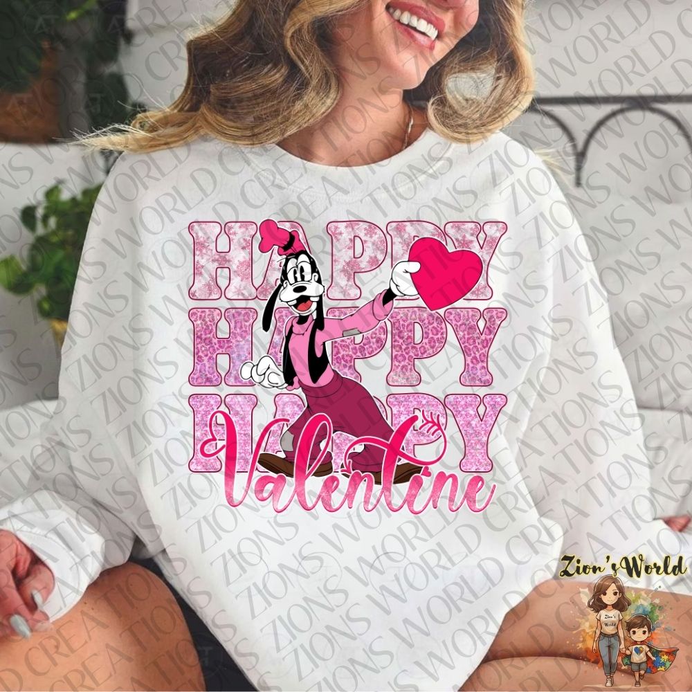 HAPPY VALENTINES GOOFY DTF