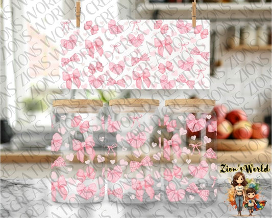 COQUETTE BOWS PINK
