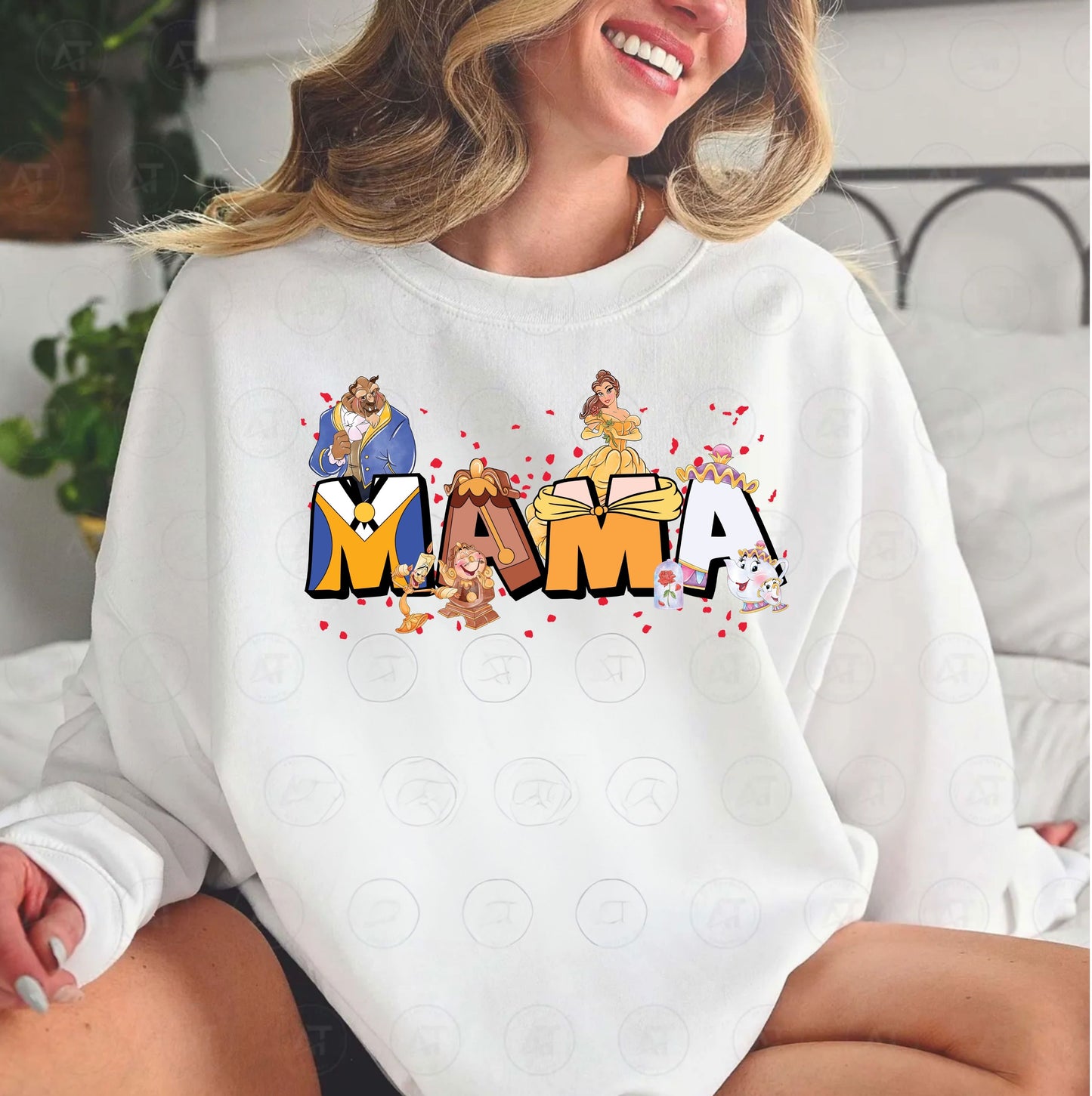 BEAUTY AND THE BEAST MAMA DTF