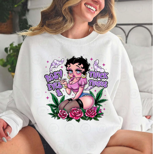 BETTY B ROSY EYES THICK THIGHS DTF