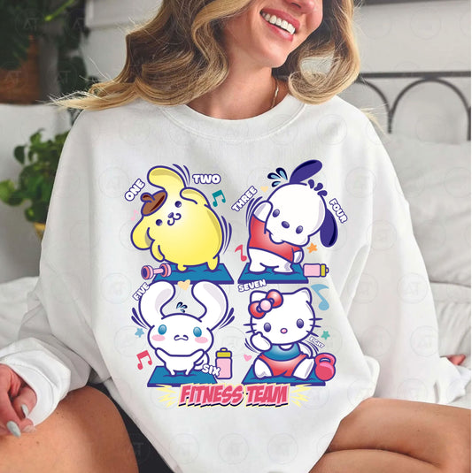 FITNESS TEAM SANRIO DTF