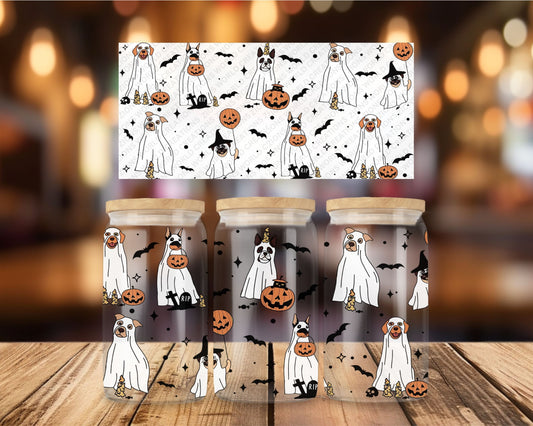 HALLOWEEN PUMPKIN BOO DOGS
