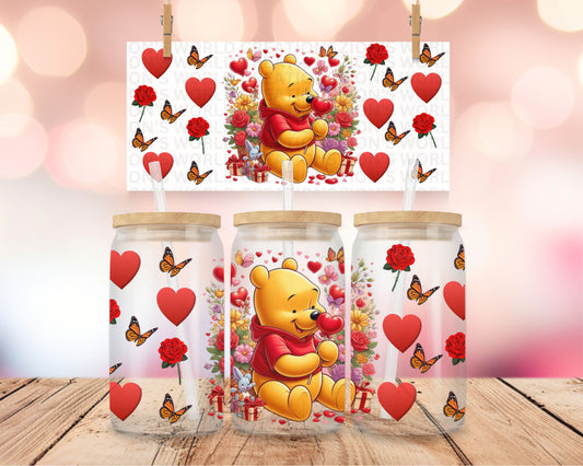 HEARTS AND ROSES HONEY BEAR