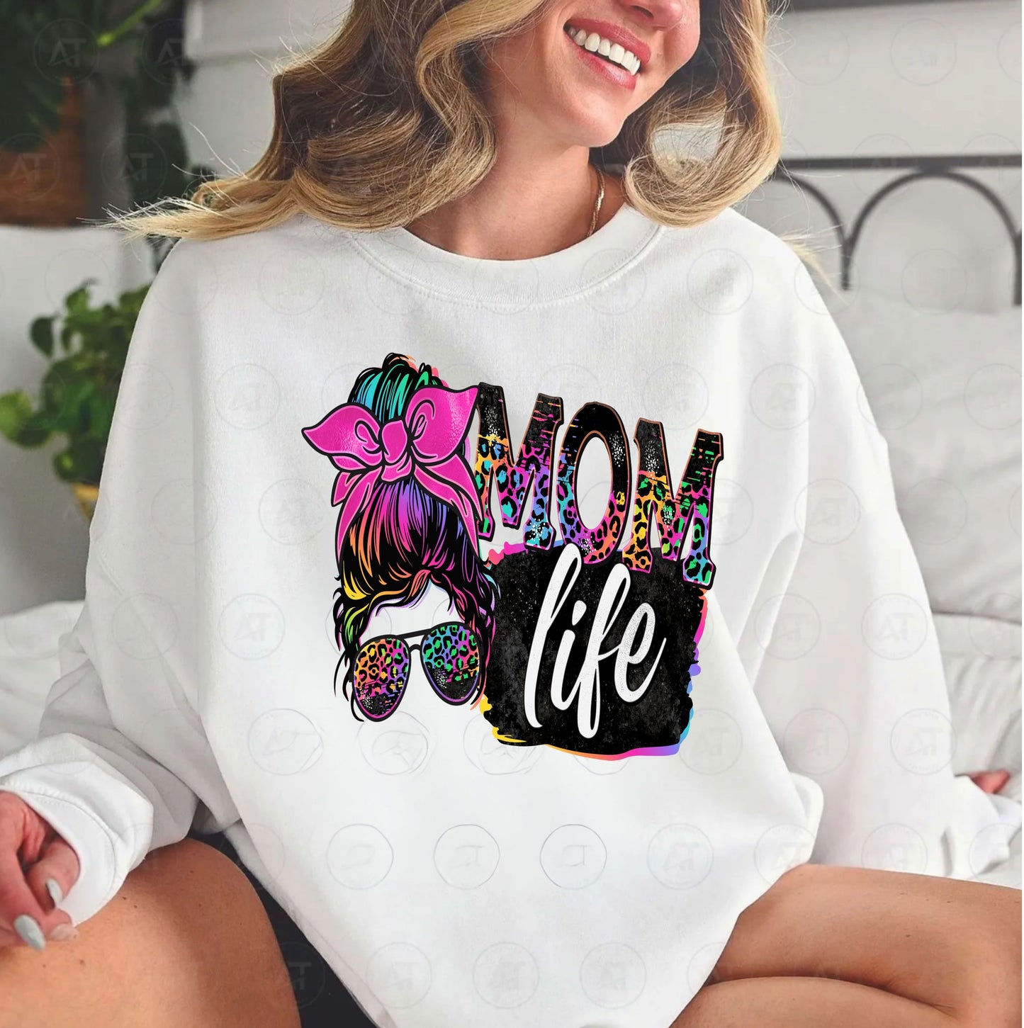 LEOPARD MOM LIFE DTF