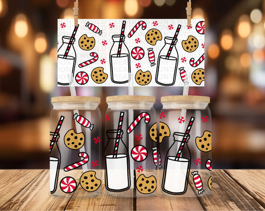 MERRY CHRISTMAS COOKIES AND MILK