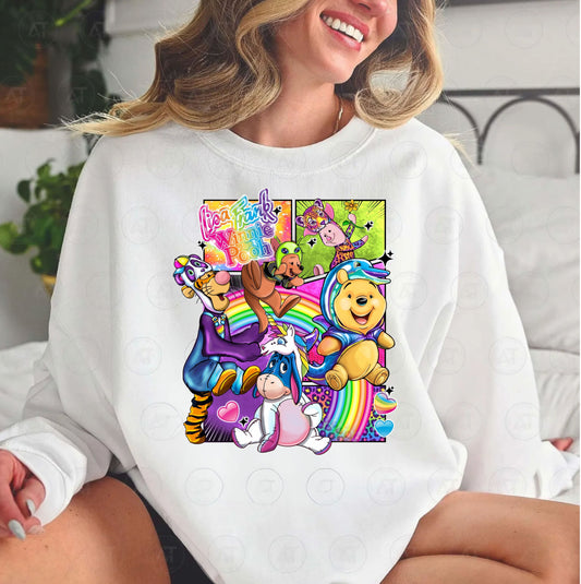 RAINBOW HONEY BEAR DTF