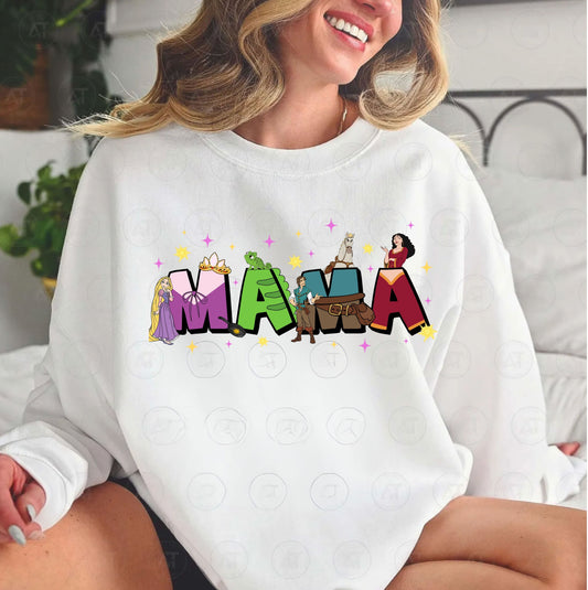 RAPUNZEL MAMA DTF