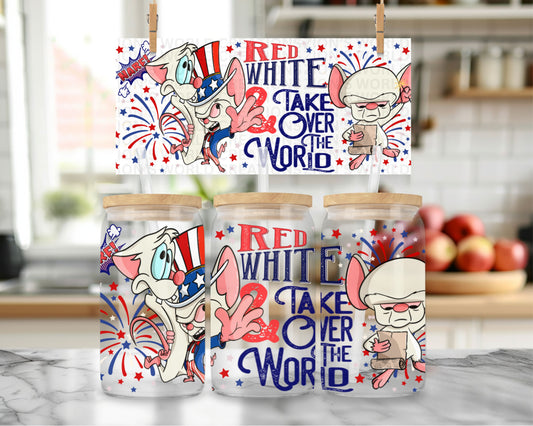RED WHITE TAKE OVER THE WORLD