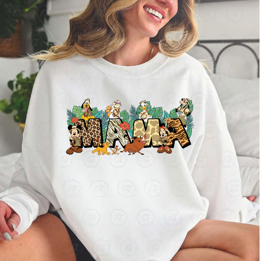 SAFARI MICKEY AND FRIENDS MAMA DTF