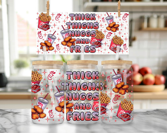 THICK THIGHS NUGGS AND FRIES